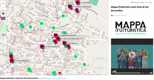 Mappa (fu)turistica sulla festa di San Bernardino)